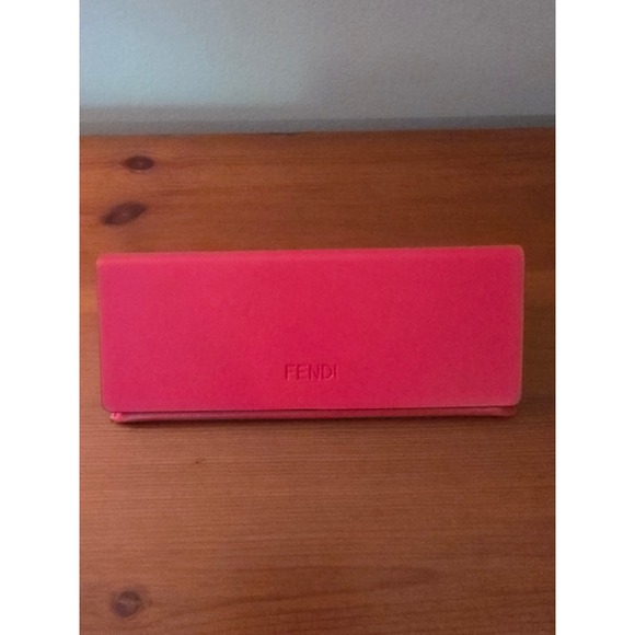Fendi Accessories - Fendi Red Hard Shell Eyeglass Sunglasses Case Magnetic Closure Luxury‎ Accessory